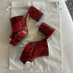 Raye - Snakeskin Club Heel